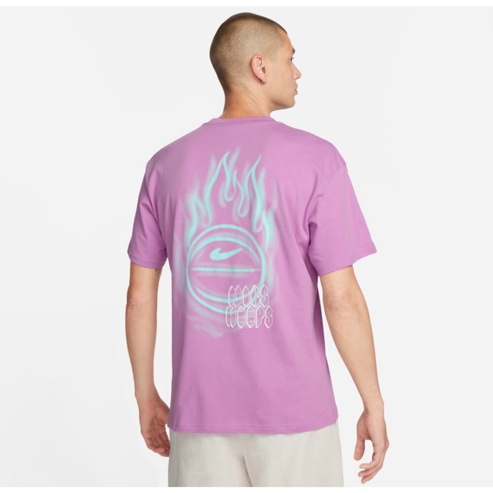 Nike Max90 basketball graphic tshirt in purple